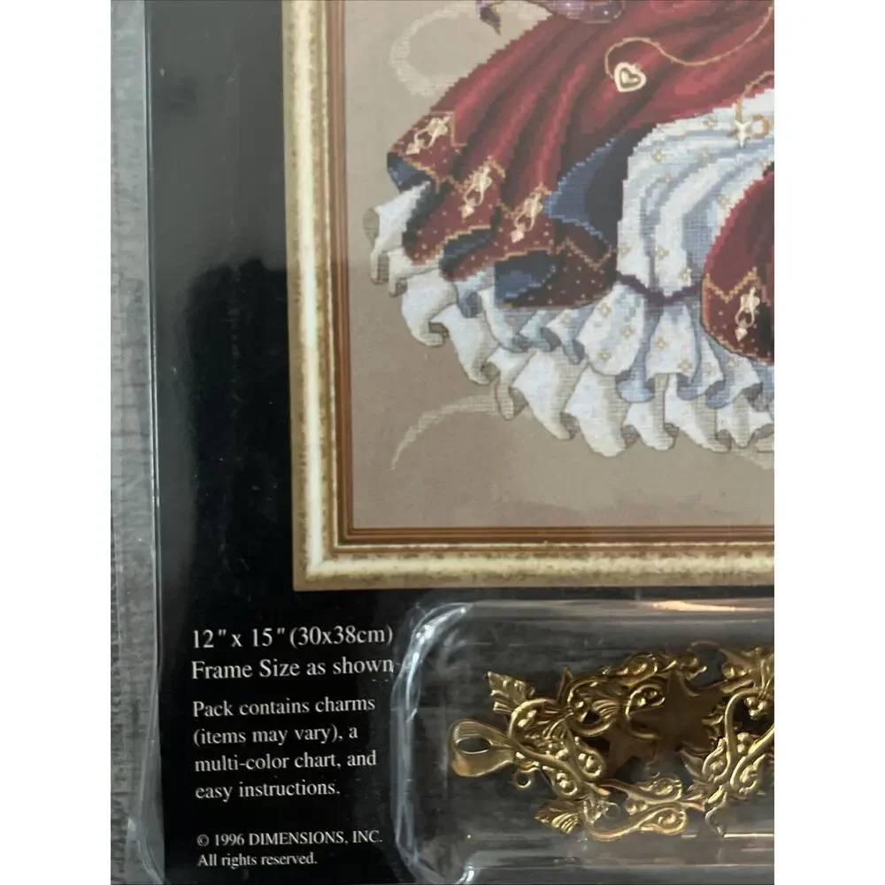 Vintage Dimensions Chart & Charms Guiding Angel Cross Stitch 72303 Laine Gordon